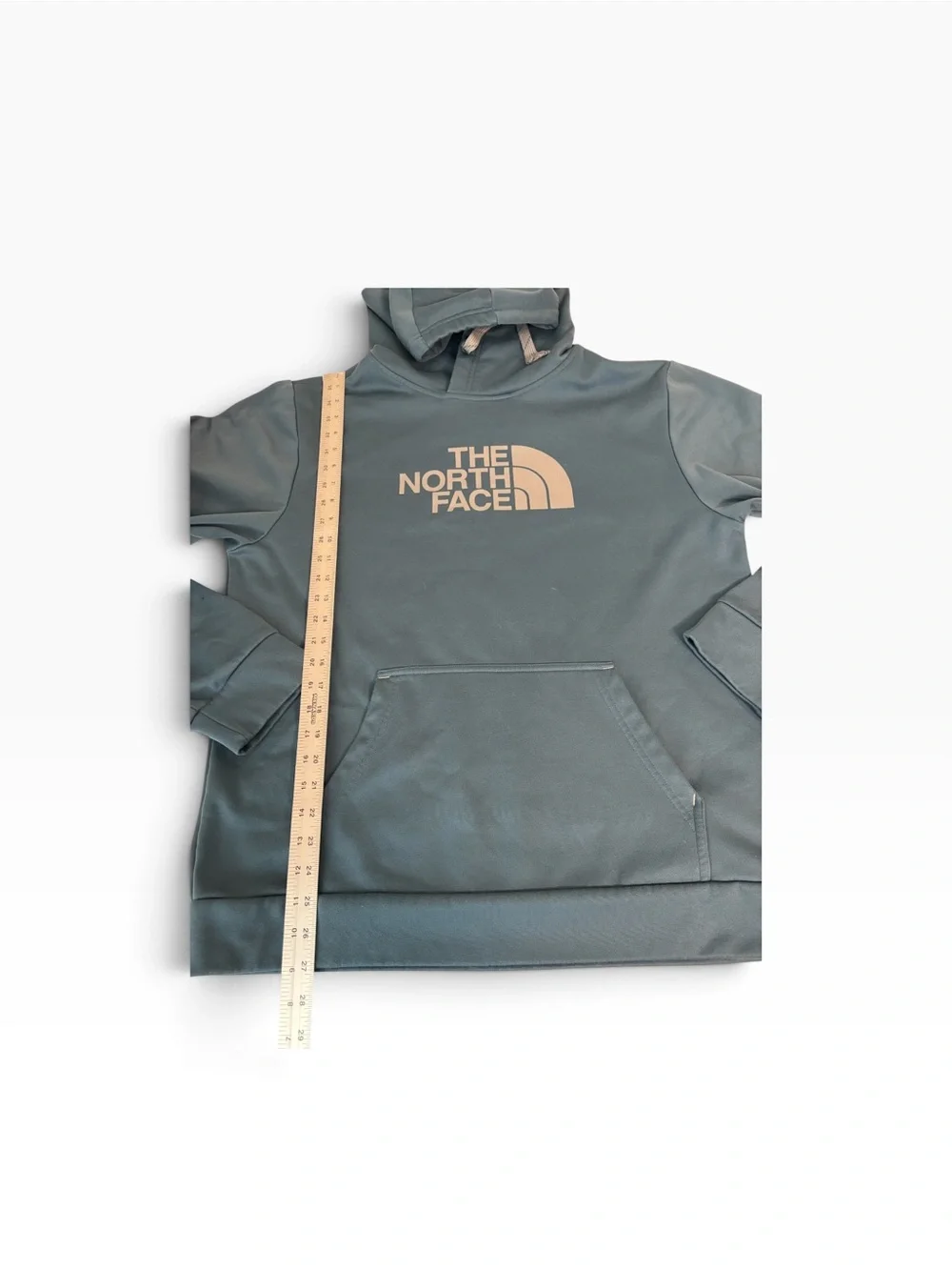 The North Face Men's Pullover  Logo Hoodie Teal Green L